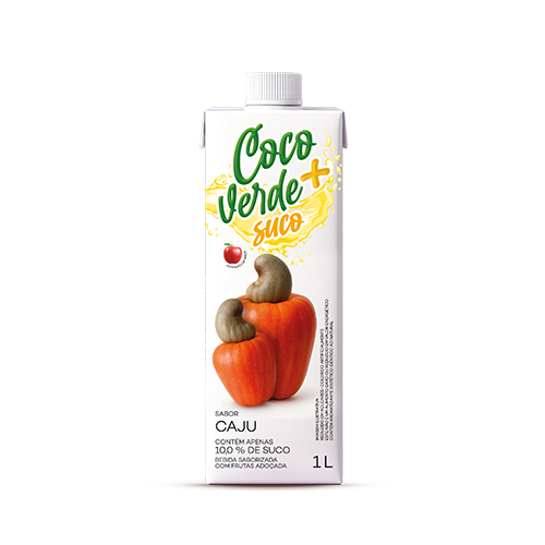 Suco Coco Verde+ Caju 1L