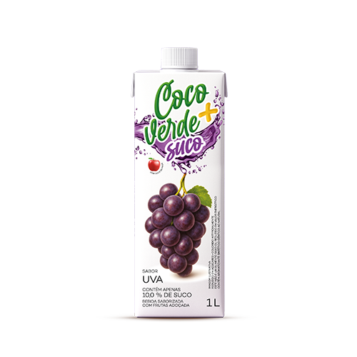 Suco Coco Verde+ Uva 1L